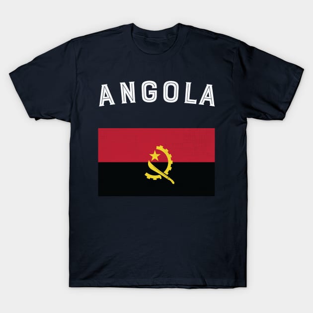 Angola Flag T-Shirt by phenomad